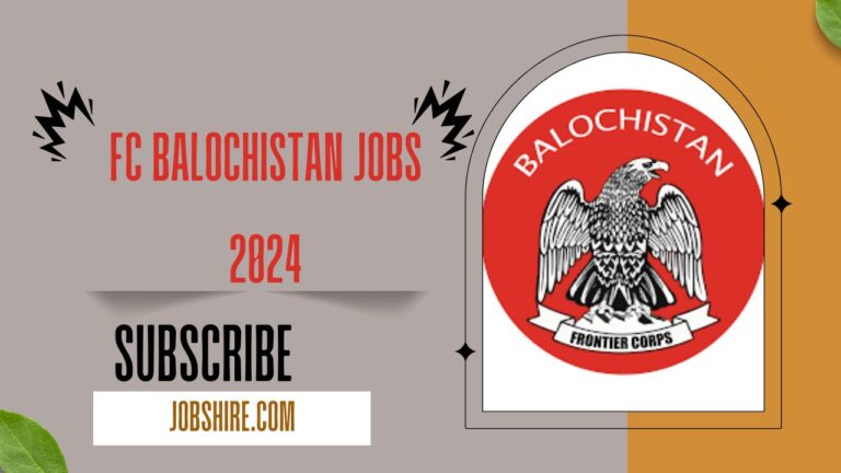 FC Balochistan jobs 2024