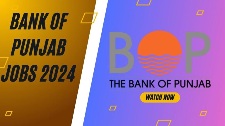 Bank of Punjab Jobs 2024